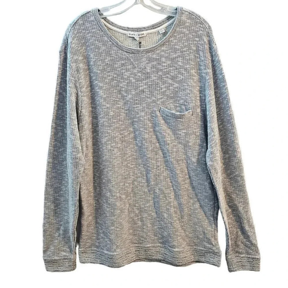 Slate‎ & Stone Long Sleeve Palmer Crewneck Top Size X-large - Picture 1 of 8